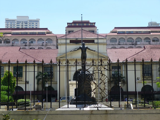 Oblation statue in University of the Philippines - Manila campus