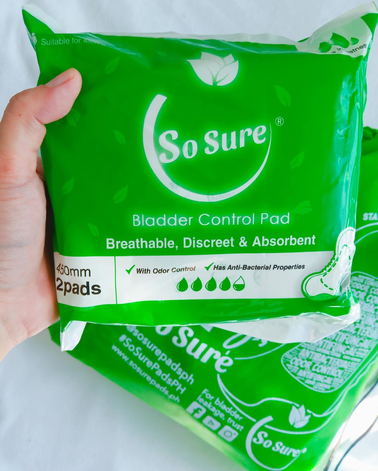 ByeBye, Leaks and Mess! Hello, So Sure Bladder Control Pad! All