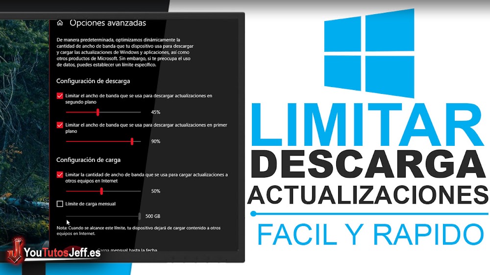 Limitar Ancho de Banda en la Descarga de Actualizaciones en Windows 10