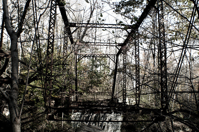 SWPA Rural Exploration Pollocks Mill Bridge, Jefferson, PA, Old Iron