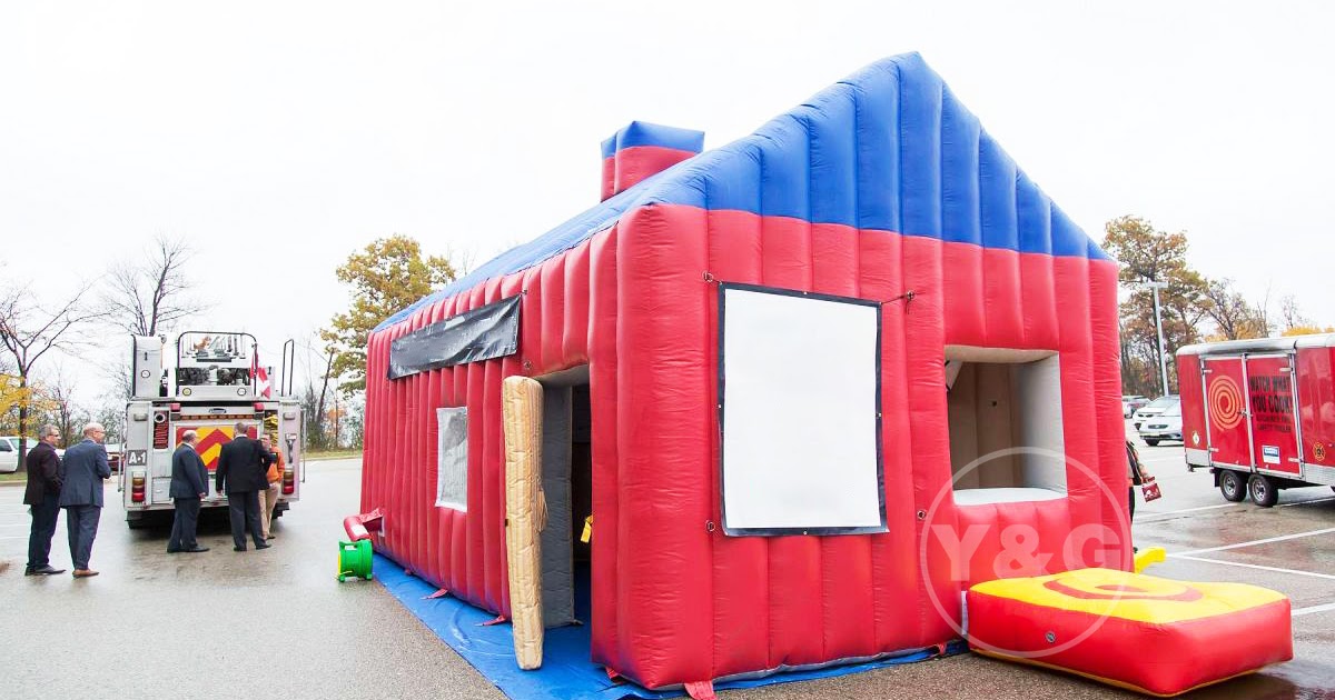 Best inflatable fire safety house for children education.