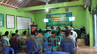 Koramil 09/ Pituruh Jalin Komunikasi Sosial dengan Komponen Masyarakat