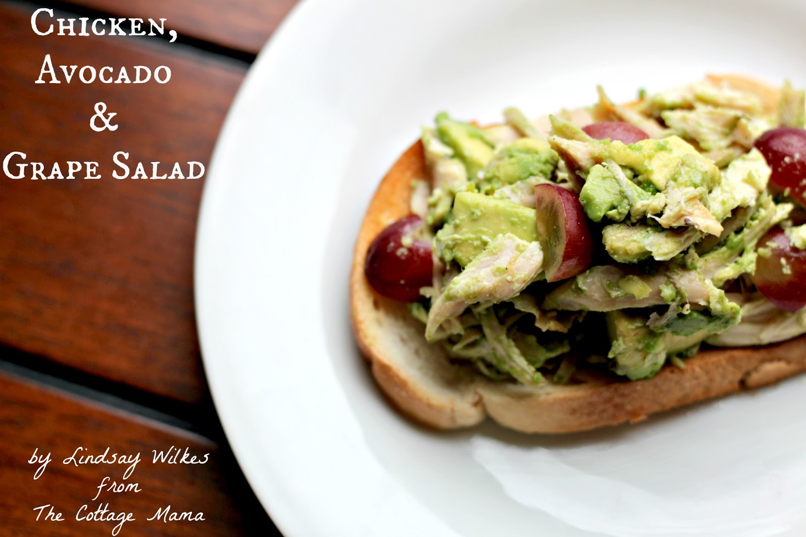 Chicken, Avocado and Grape Salad Recipe The Cottage Mama