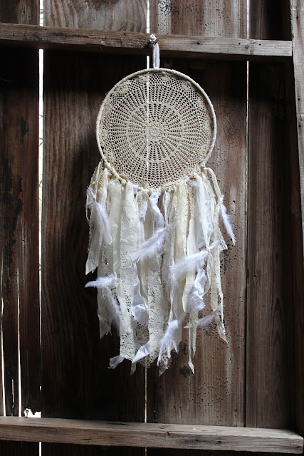 lace dream catcher