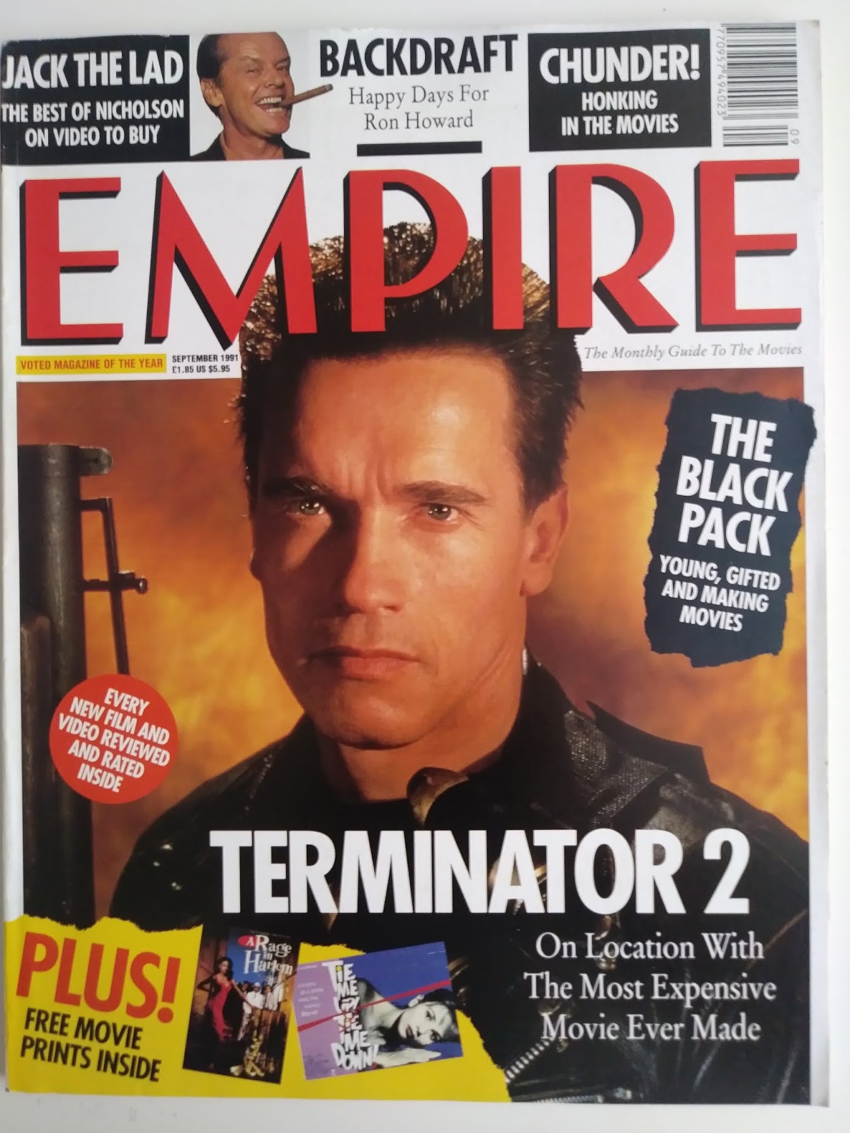 Vintage Magazine Collection UK Empire Magazine, September 1991