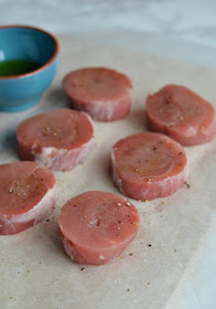 Pan Fried Pork Medallions with Easy Black Pepper Sauce