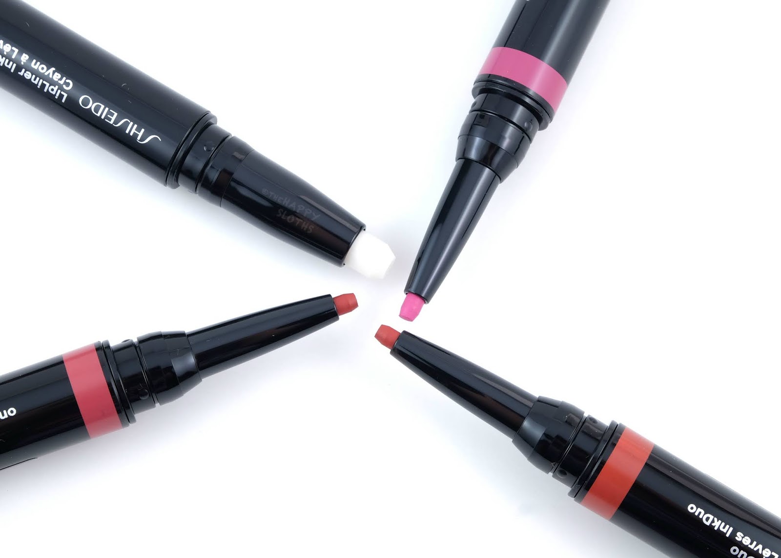 Shiseido LipLiner InkDuo Review and Swatches The Happy Sloths