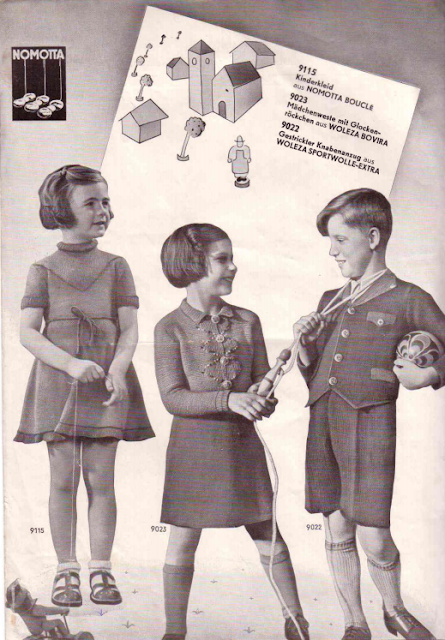 The Vintage Pattern Files: Free 1930's German Knitting Booklet - Die Schachenmayrin 8/39