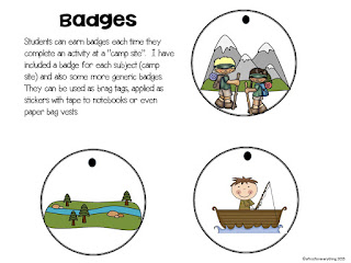 Engaging integrated and thematic camping unit for elementary classroom.