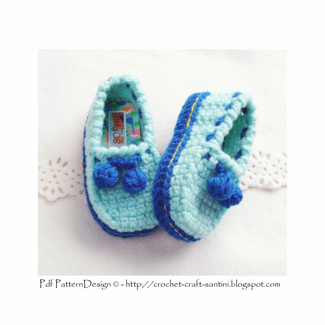 MY SECOND BABY SLIPPER-PATTERN....EVER!