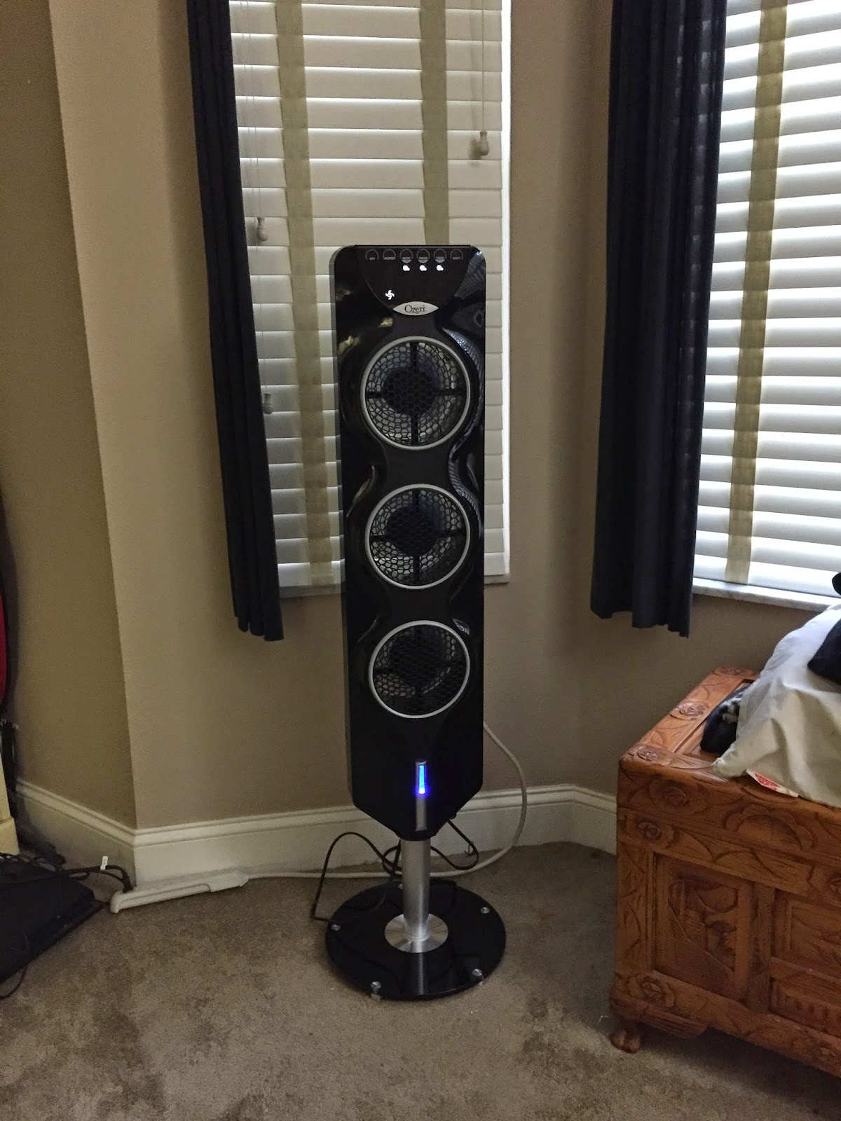 Ozeri 3X Tower Fan Review RixiePixie