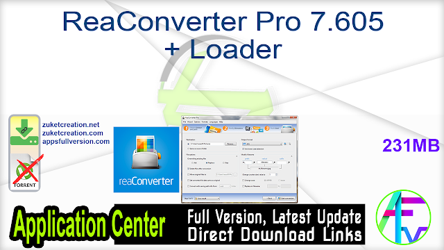 ReaConverter Pro 7.605 + Loader