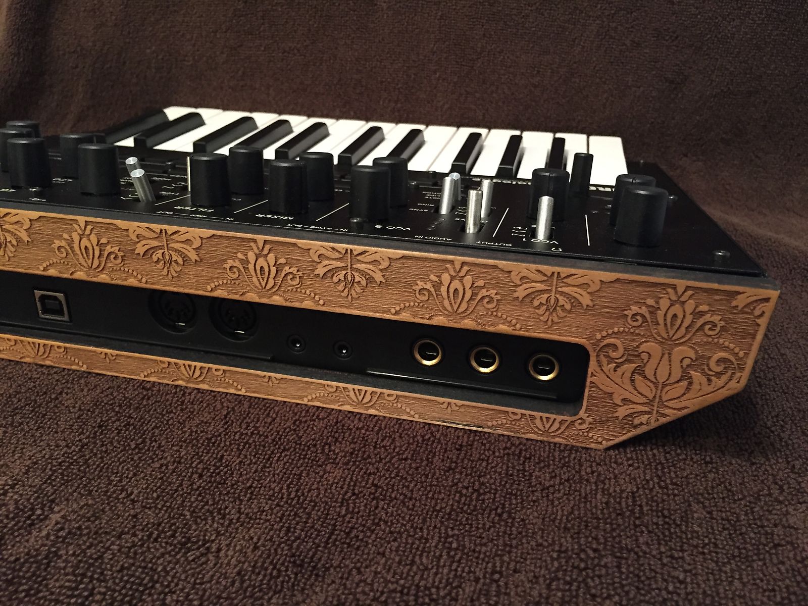 MATRIXSYNTH Custom Monologue Wood Back Panels