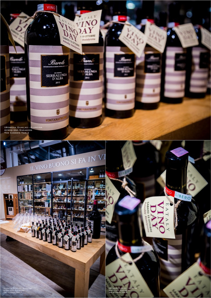 Vino Day in Eataly, Rome 20 Discount on Selected Wine Labels