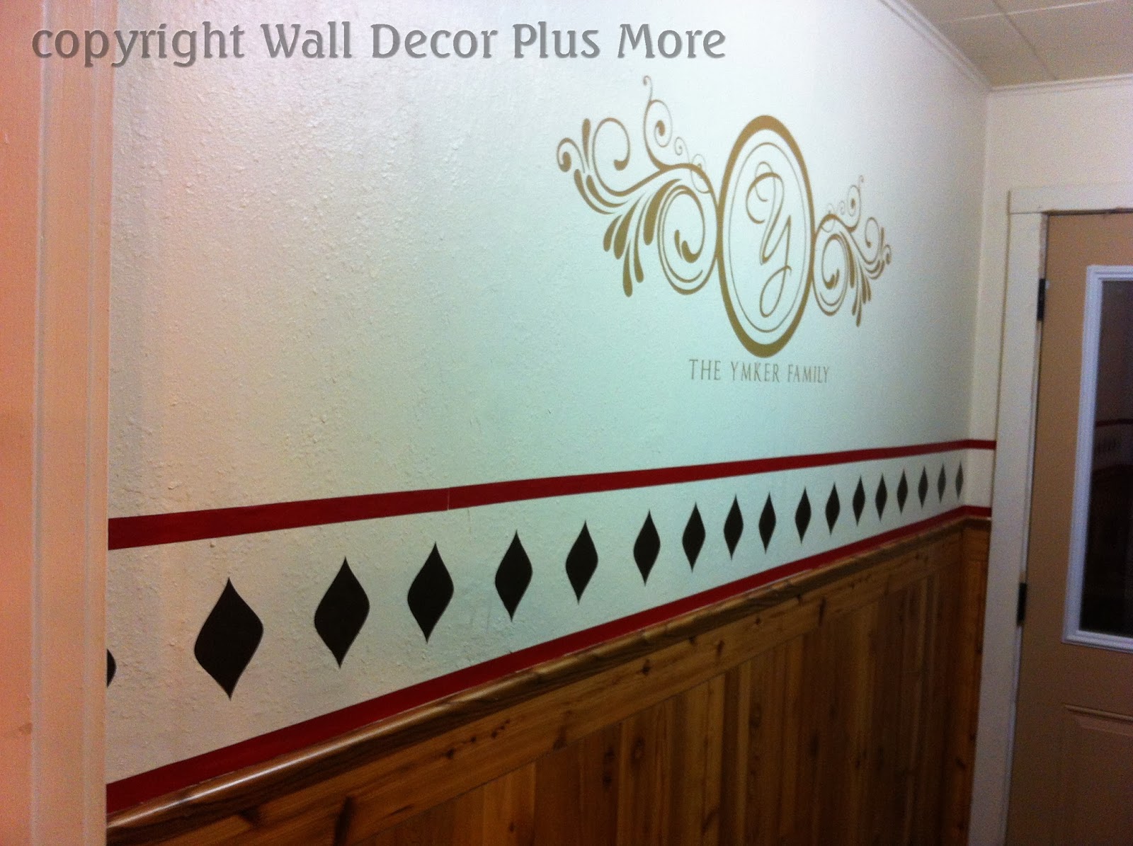 Decorating with Wall Vinyl Patterns on the Wall... Using Wall Vinyl