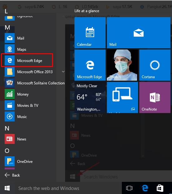 4 Cara Membuka Microsoft Edge di Windows 10 - Idnrepublika