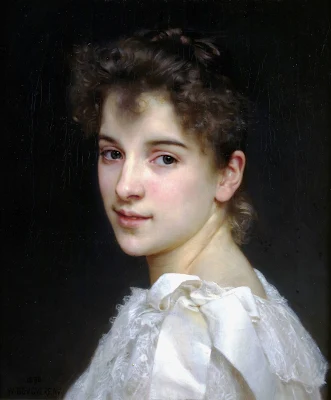 Gabrielle Cot painting William Adolphe Bouguereau