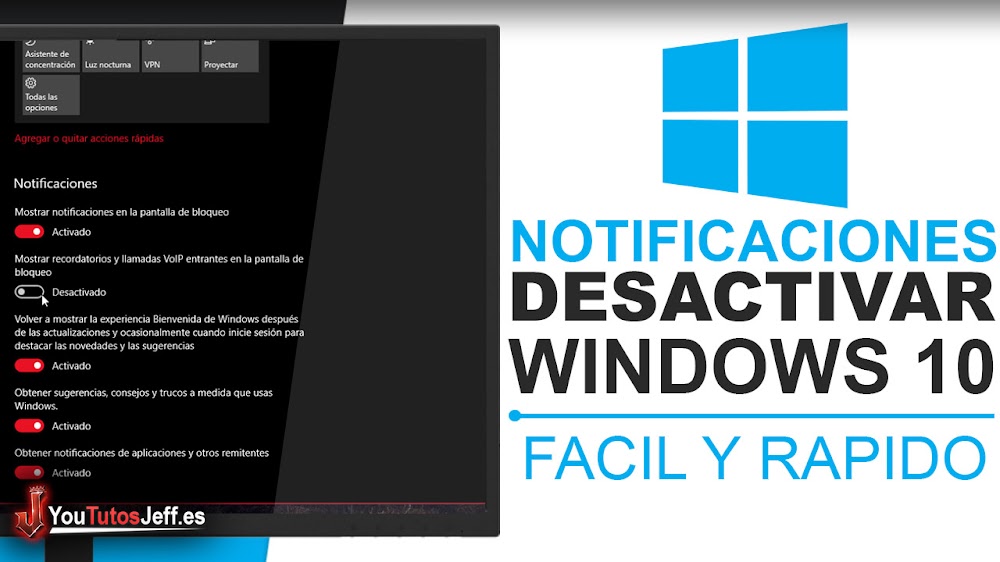 Como Desactivar Notificaciones de Windows 10 - Trucos Window 10