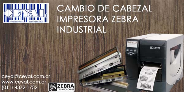 Servicio rotuladora Zebra
