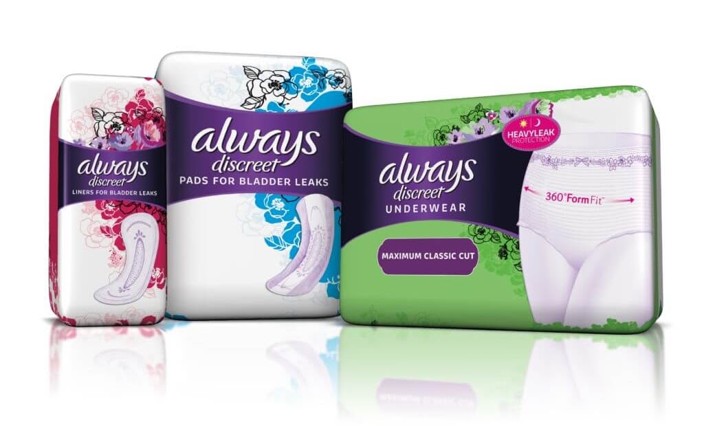 Free Always Women's Incontinence Products Free Samples & Freebies