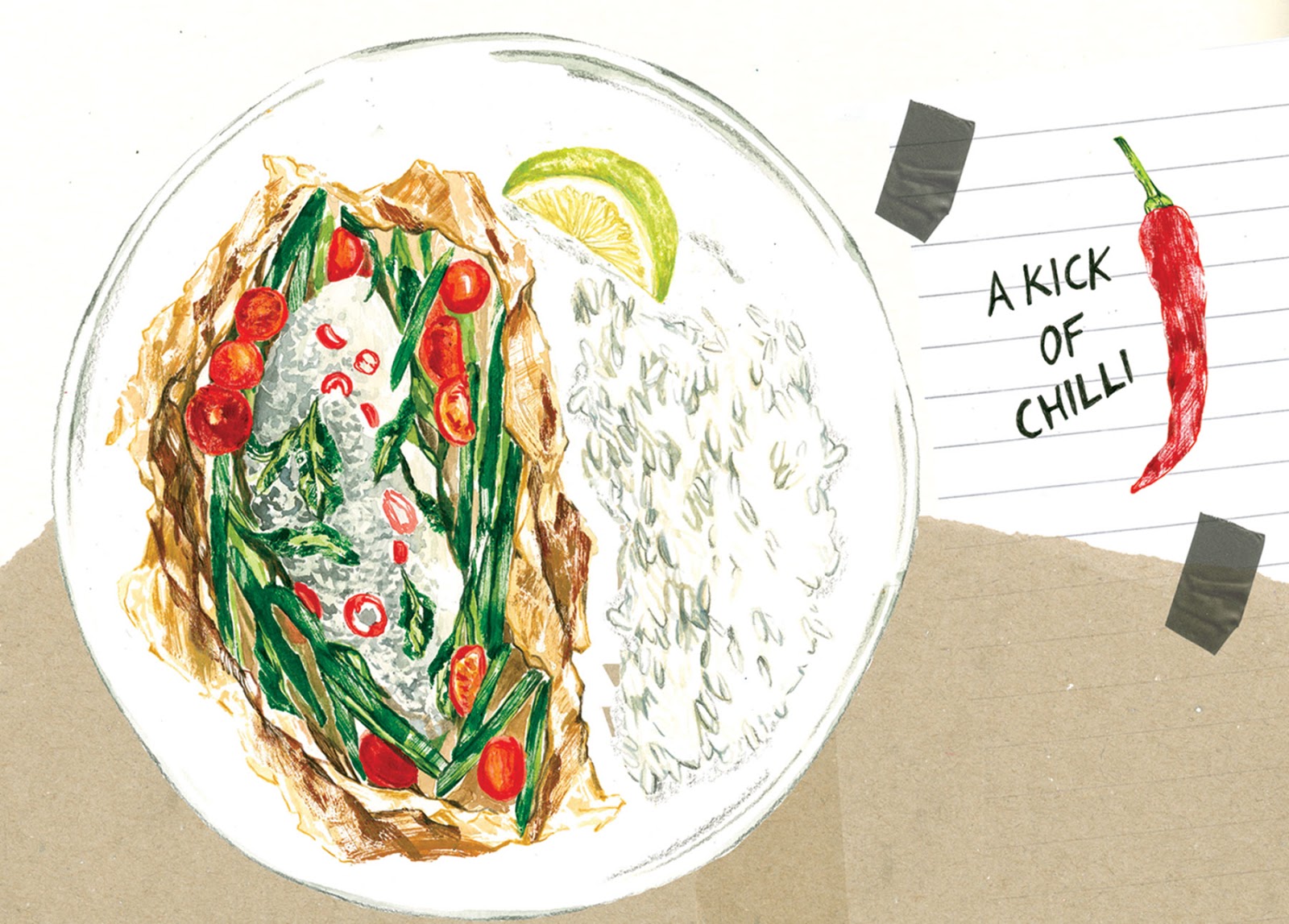Sharon Farrow Waitrose food illustrations