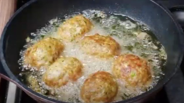 Frying Meatballs