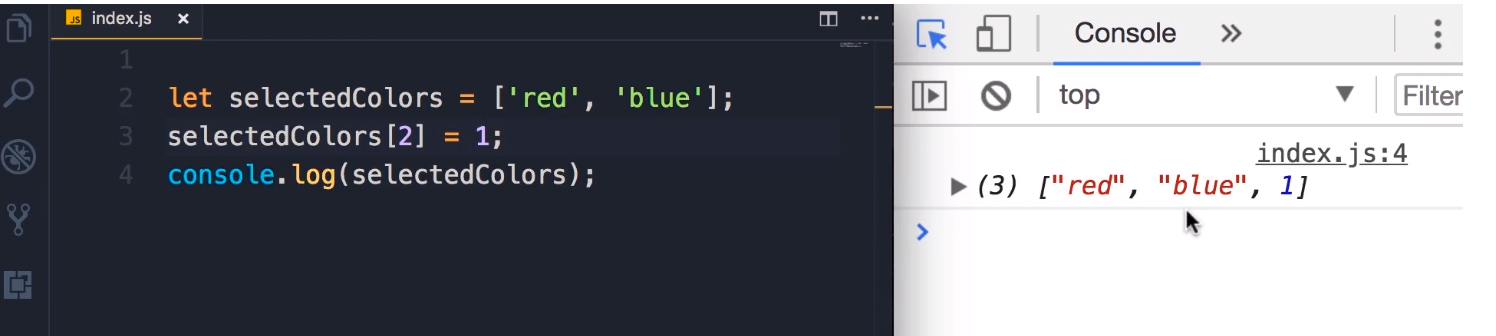 Javascript Notes: 02 - Arrays