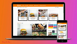 Foodify Premium Blogger Template download For Free