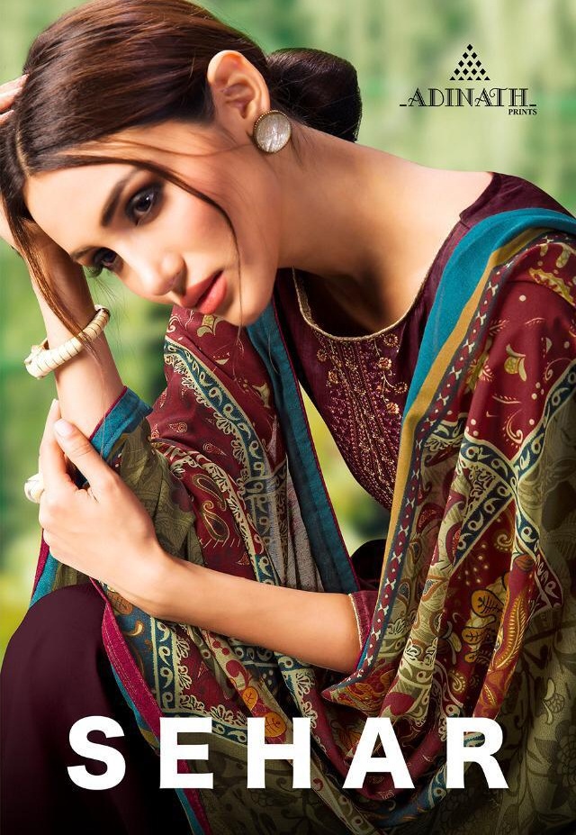 Adinath Print Sehar Jaam Cotton Salwar Kameez Collection in Wholesale Rate 