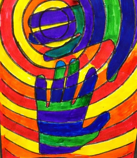 Ms. C's Artroom: Warm/Cool Color Hands