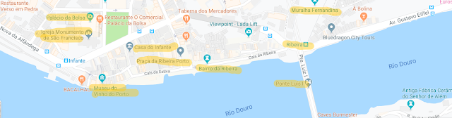 Mapas de Hotéis no Porto