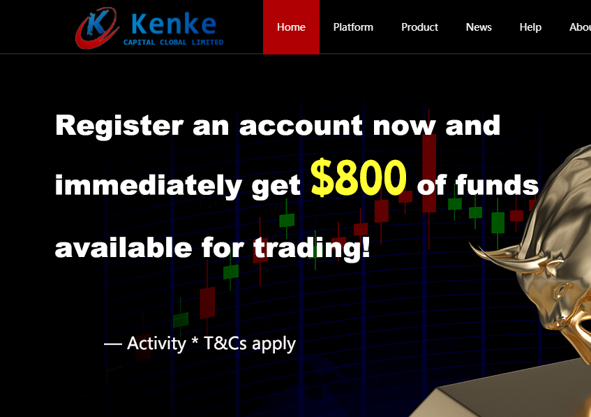 Kenke Capital $800 Forex No Deposit Bonus