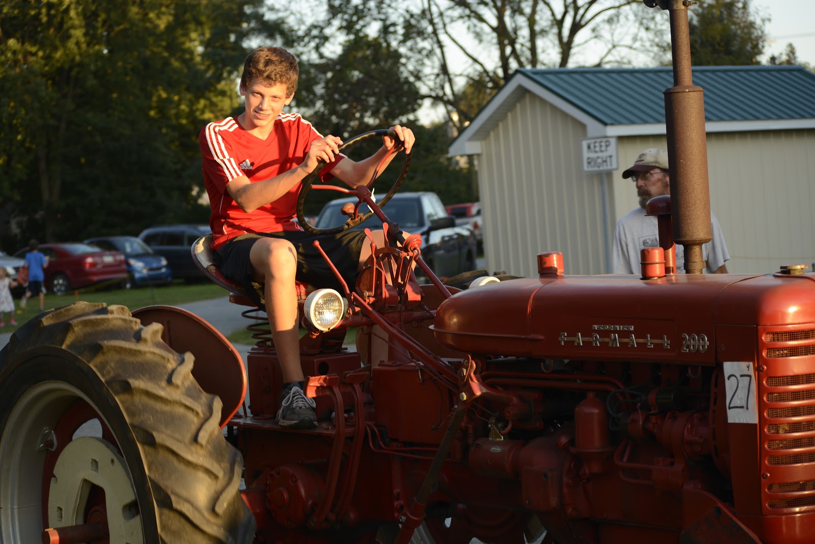 Nothing says Lampeter Fair like tractor and fair queen parades
