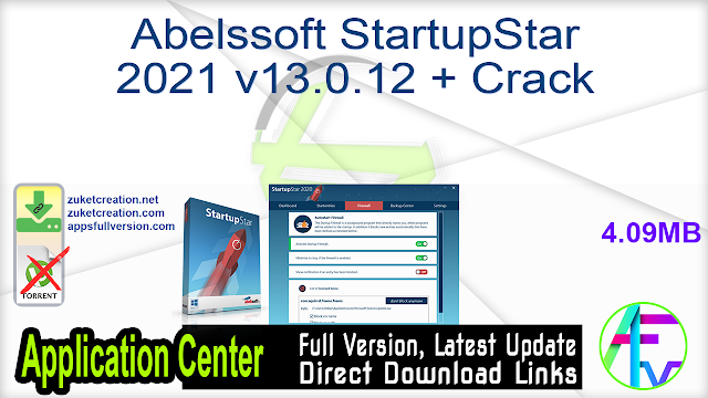 Abelssoft StartupStar 2021 v13.0.12 + Crack