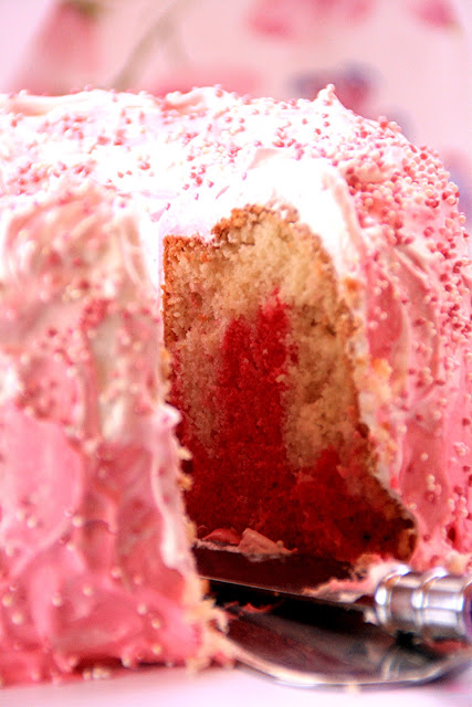 Cherry Swirl Chiffon Cake 