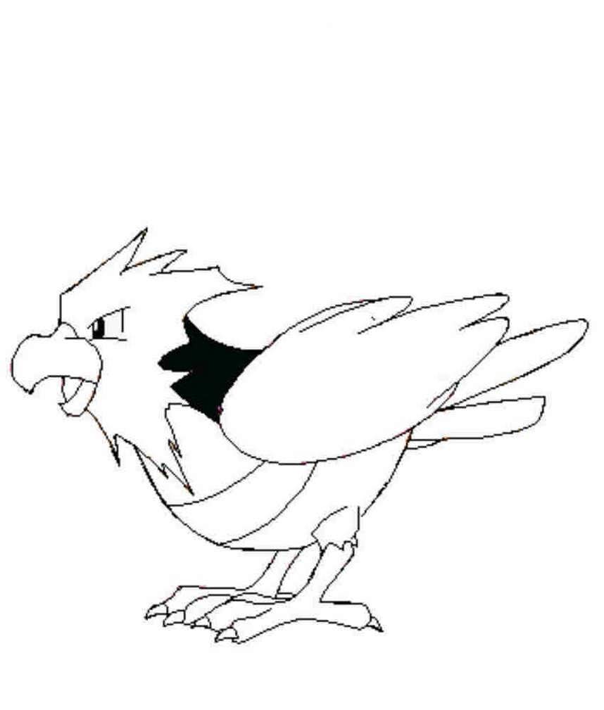 Pokemon Spearow Coloring Pages Free to Print Free Pokemon Coloring Pages