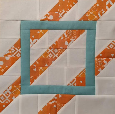 Skyscraper quilt block by Slice of Pi Quilts for Quiltmaker's 100 Blocks