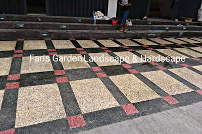 Tukang Lantai Batu Sikat Garasi di Madiun | Jasa Pembuatan Lantai Carport Madiun