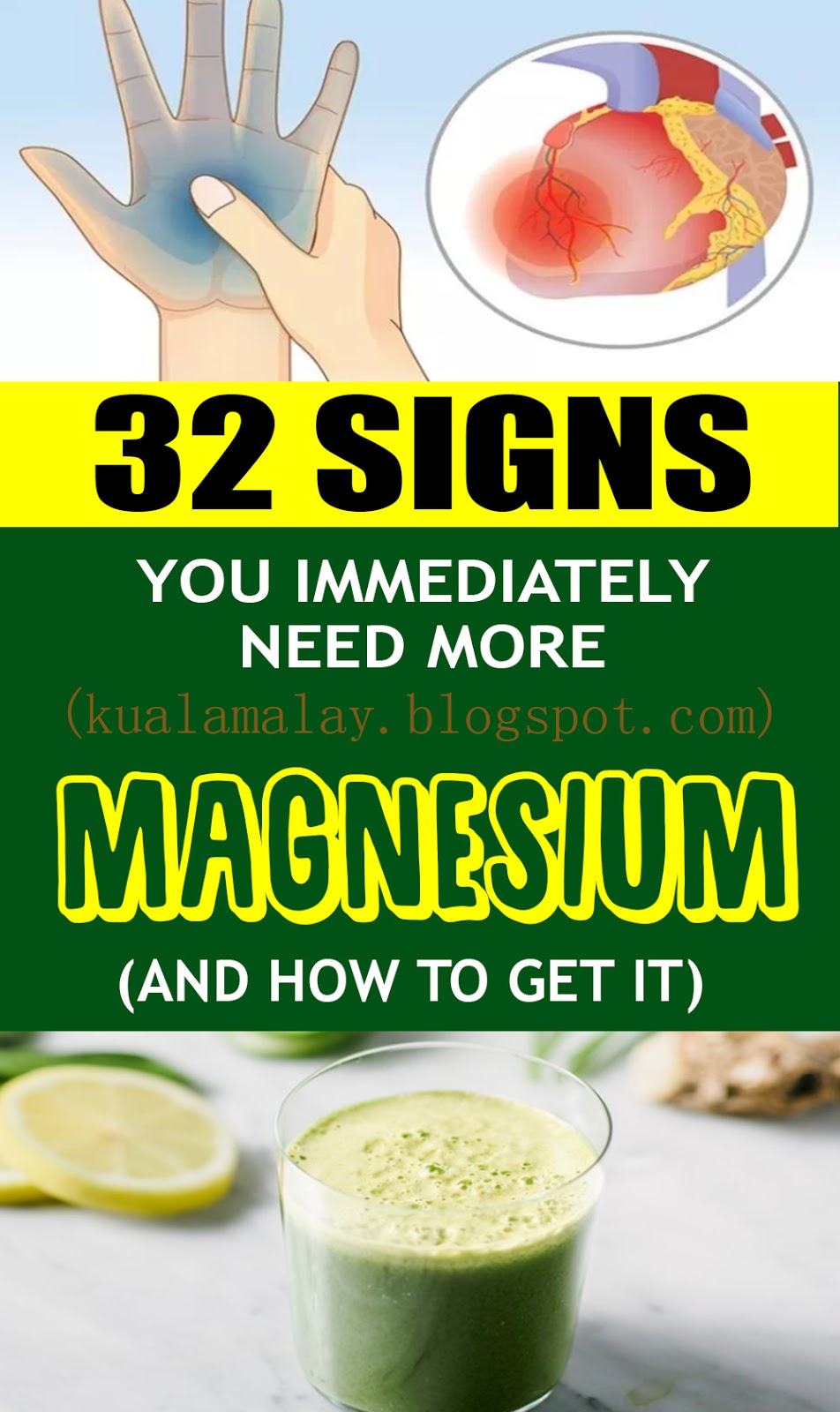 32 SIGNS YOU IMMEDIATELY NEED MORE MAGNESIUM, AND HOW TO GET IT