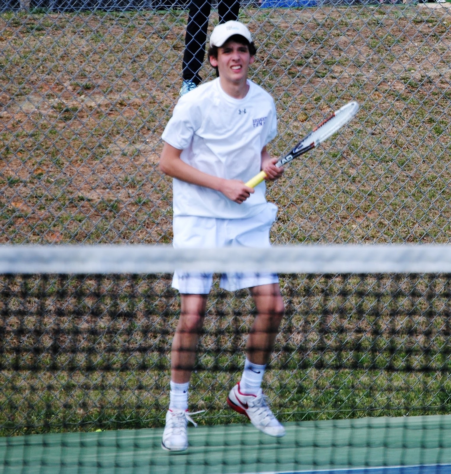 Lucius Harvin pulling out the singles win in tiebreaker