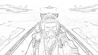 Top Gun starring Tom Cruise coloring.filminspector.com