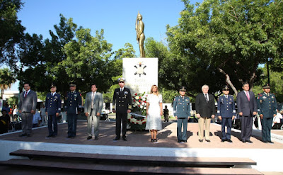 Encabeza Gobernadora Pavlovich ceremonia de la Gesta Heroica de Chapultepec