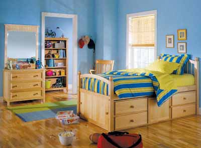 Dormitorio Color Azul para Niños | Ideas para decorar, diseñar y