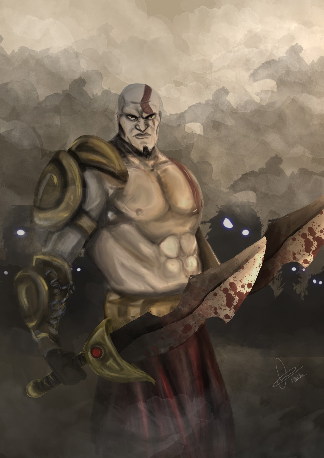 walter pereyra Le dieu de la guerre (Kratos)