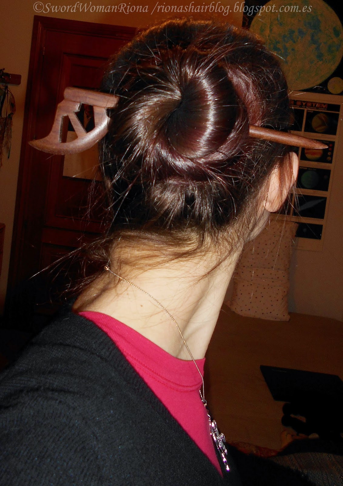 A Swordwoman's Natural Hair blog Hairstyles The Cinnamon bun (plus