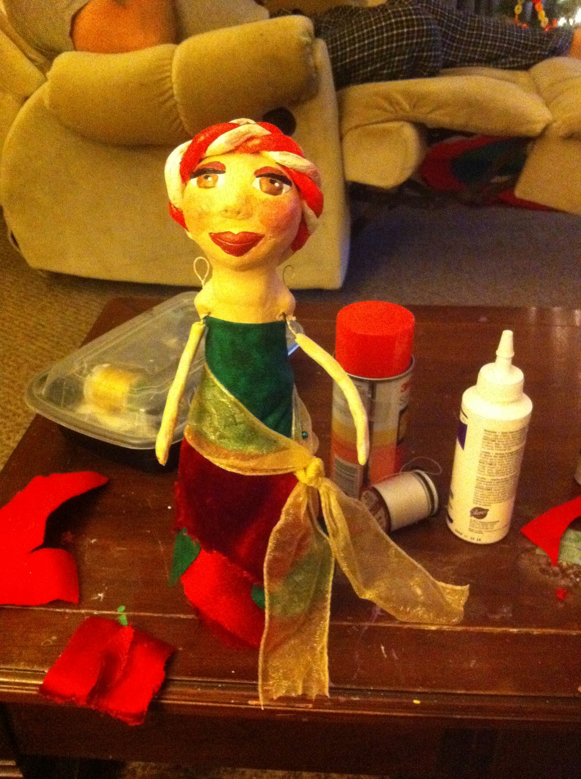 MarissArt Dolls, Etc. Dressing Your Beer Bottle Doll