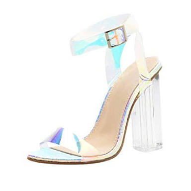 iridescent heels for prom