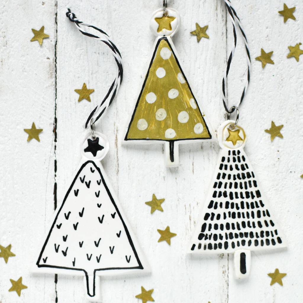 Ideas and Inspirations DIY Fimo Baumschmuck für Weihnachten selber