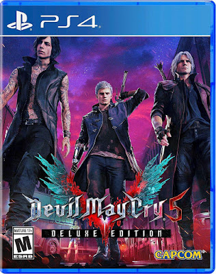 Devil May Cry 5 Game Cover Ps4 Deluxe Edition