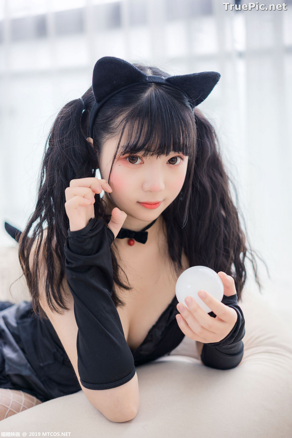 Image [MTCos] 喵糖映画 Vol.045 – Chinese Cute Model – Black Cat Girl - TruePic.net - Picture-1